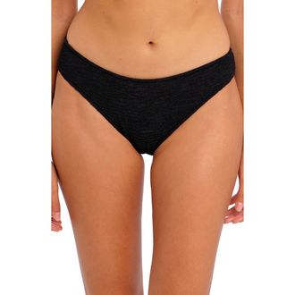 Freya Ibiza Waves Hipster Bikini Bottoms in Black at Nordstrom, Size Xx-Large