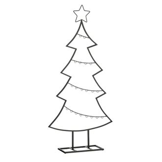 MiCa Decorations &Aacute;rbol de navidad decorativo negro h105xb15xl50cm