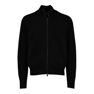 HUGO BOSS Truien & Vesten, Heren, Zwart, XL, Wol, Cardigans