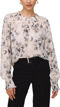 Bella Dahl Elastic Shirred Blouse