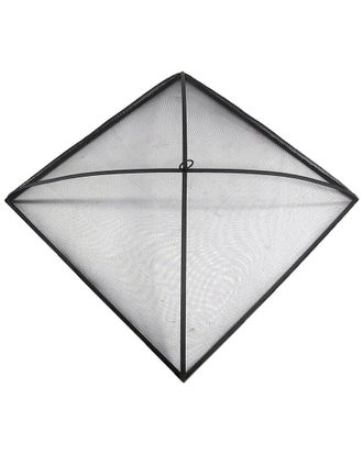 Sunnydaze Spark Screen 31In Square Heavy-Duty Steel Mesh Fire Pit Cover Accessory