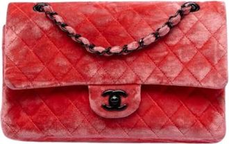 Chanel Borsa a spalla in velluto Pre-owned - - Pre-owned - Donna - Rosso - ONE SIZE