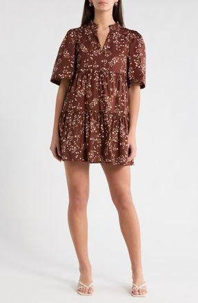 Sugarlips Gibson Dixie Tiered Cotton Dress at Nordstrom, Size X-Large