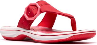 Clarks Breeze Cove Flip Flop in Poppy Red at Nordstrom Rack, Size 10