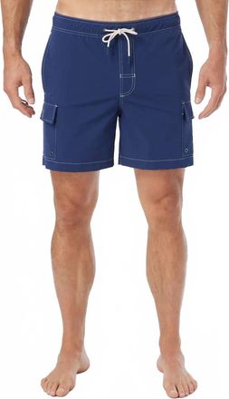 Fair Harbor Breaker Swim Shorts In Navy