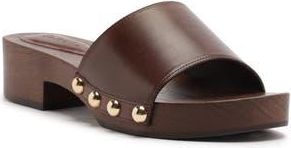 Schutz Shayla Slide Sandal in Chestnut at Nordstrom Rack, Size 7.5