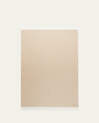 Loro Piana Two-Tone Baby Cashmere Throw, 59 x 71