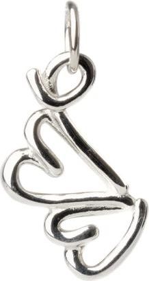 Bar Jewellery Earrings, female, Gray, ONE SIZE, Two Hearts Charm