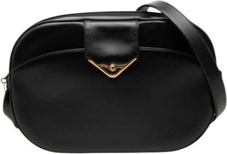 Cartier Pre-owned Vintage Crossbody Bag - Dames - Vintage Schoudertas - Zwart - ONE Size - Leer - Vintage