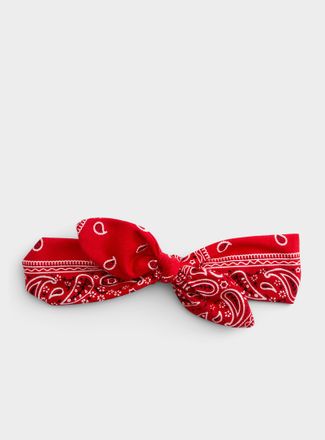 Simons Womens Paisley bow headband