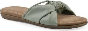 White Mountain Fasha Slide Sandal in Sage Green at Nordstrom Rack, Size 8.5