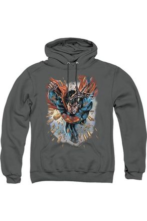 Gildan Superman Within My Grasp Adult Pull Over Hoodie / Hooded Sweatshirt