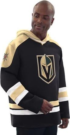 Starter Mens Starter Black/Gold Vegas Golden Knights Hockey Pullover Hoodie at Nordstrom, Size Medium