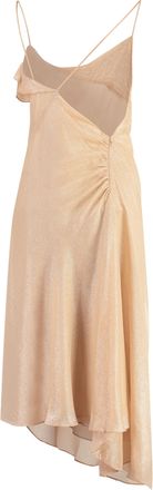 Victoria Beckham Womens Bias Cami Viscose Dress - Nude - Size EU 36 (Womens)