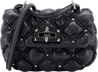 Valentino Spikeme Flap Bag Quilted Small (Authentic Pre-Loved)