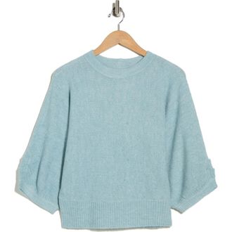 Democracy Seed Stitch Dolman Sweater in Heather Aqua Haze at Nordstrom Rack, Size X-Large