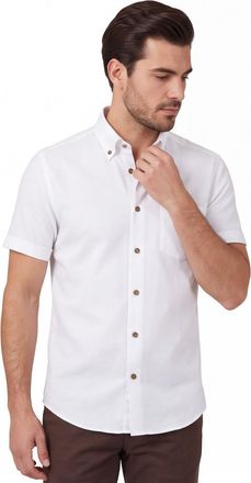 Led&ucirc;b Ledub Modern Fit wit geprint katoen