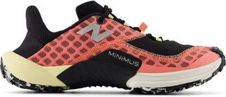 New Balance Womens Minimus Trail in Red/Black/Beige/White Textile, size 5.5 Narrow