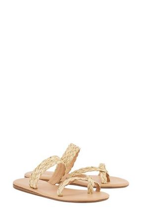 Ancient Greek Sandals Daphnae Raffia Sandal in Natural at Nordstrom, Size 10Us