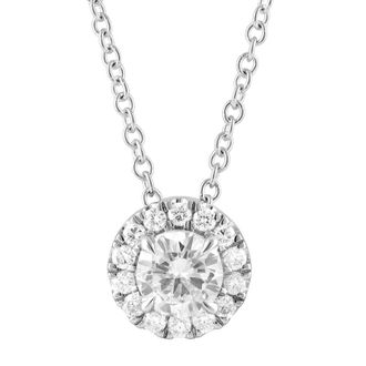 Grown Brilliance 14KT White Gold 0.45 Carat Lab Grown Diamond Necklace for Women