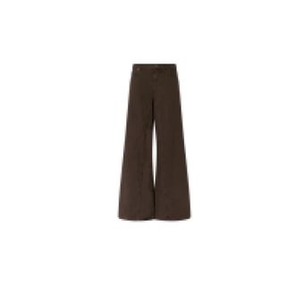 Pinko Wide Trousers, female, Brown, Size: W28 Winona Wide-Leg Trousers