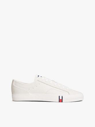 Tommy Hilfiger Archive Flag Stripe Leather Trainers