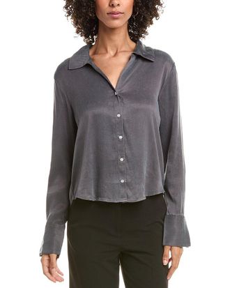 Bella Dahl Flowy Wide Collar Button Down Shirt