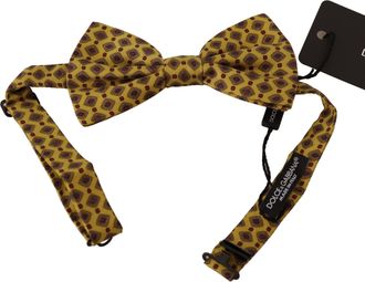 Dolce & Gabbana Geel Geometrisch Strikje