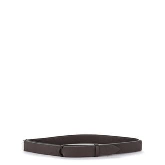 Orciani Accessoires, Heren, Bruin, ONE Size, Leer, Riem zonder gesp