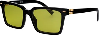 Miu Miu Womens Sunglasses 0mu 13zs Black Acetate