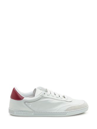 Dolce & Gabbana White Lace Up Sneakers