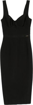 Elisabetta Franchi Sweetheart-neck Midi Dress