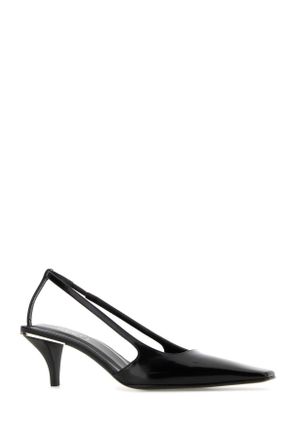 Gucci Womens Black Leather Pumps Blackblackblack Scarpe Con Tacco