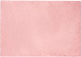 vidaXL Alfombra De Piel Sint&eacute;tica De Conejo Olite Rosa 140 X 200 Cm Vidaxl