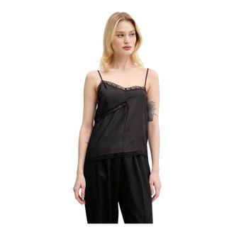 Maison Margiela Dames, Tops, Zwart, Maat: M Zijde