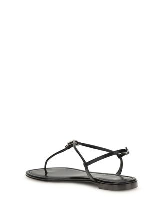 Giuseppe Zanotti Womens Sandals Pia Mizuki Black Leather Calf