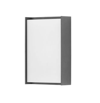 Forlight Forlight Block - Aplique De Pared Exterior Led Luz Neutra 4000k Moderno Para Terraza Y Jard&iacute;n De Aluminio Gris Antracita
