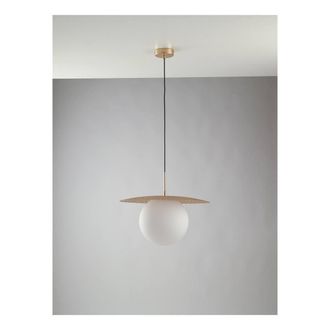 Netlighting Chaplin Globe Ceiling Pendant Satin Gold E27