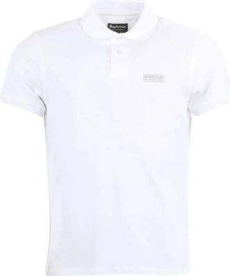 Barbour Essential Slim Fit Polo Ss 22 - Heren - Polos - Wit - XL - Katoen - Tops