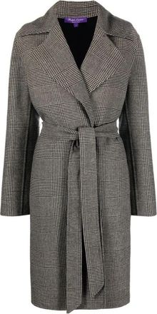 Ralph Lauren Cameo Jas - Dames - Jas met riem - Zwart - M - Wol - Jassen