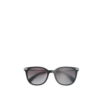 Moncler Moncler Korra Oval Sunglasses, Unisex, Black, Size: 53
