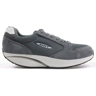 Mbt MBT 1997 Classic Leather Textile Mens Low Top Trainers - Dark Grey - Size:UK 11.5