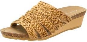 David Tate Fabiana Platform Wedge Slide Sandal in Natural at Nordstrom Rack, Size 11