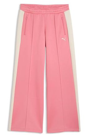 Puma T7 Low Rise Track Pants in Wild Pink at Nordstrom, Size X-Small