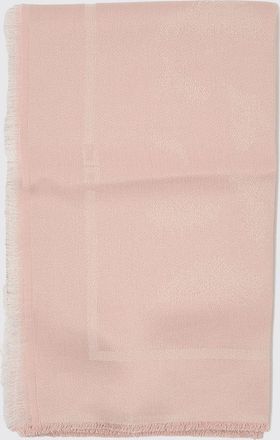 Elisabetta Franchi Sciarpa in viscosa e modal con motivo floreale e logo jacquard
