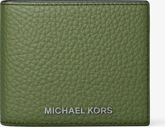 Michael Kors Hudson Pebbled Leather Billfold Wallet