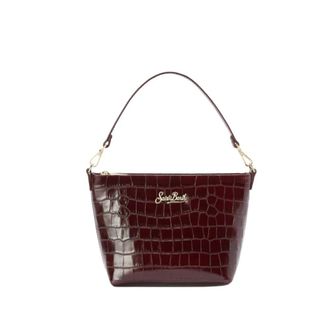 Saint Barth Tassen, Dames, Bruin, ONE Size, Leer, Aline Bag