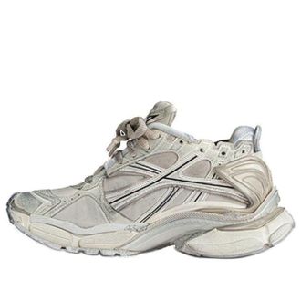 Balenciaga Runner Sneakers Beige Nylon Suede-Like Fabric 772774W3RNY9797