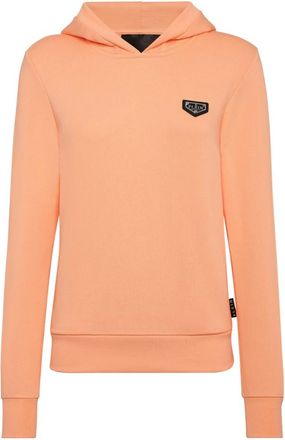 Philipp Plein Hoodie Sweatshirt LS Iconic - Dames - Hoodies - Oranje - 2XL - Katoen - Hoodies & sweatvesten