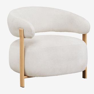 Sklum Poltrona In Tessuto Chenille E Ferro Jolie Sklum